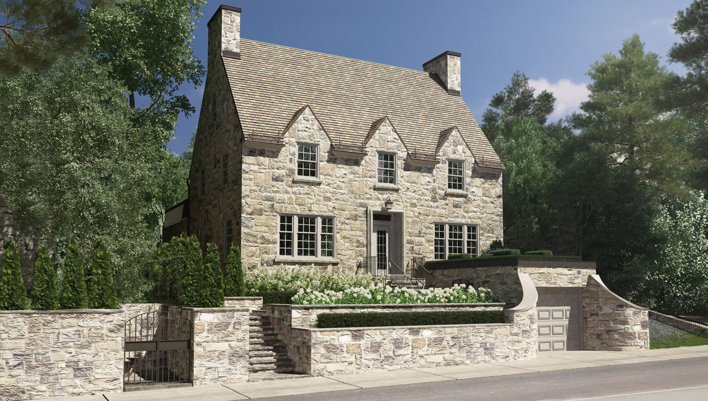 Dimitra Chrona 1291 Redpath Crescent Historic Residence in Montreal schema design redpath crescent westmount montreal interior design 3d visualization 1