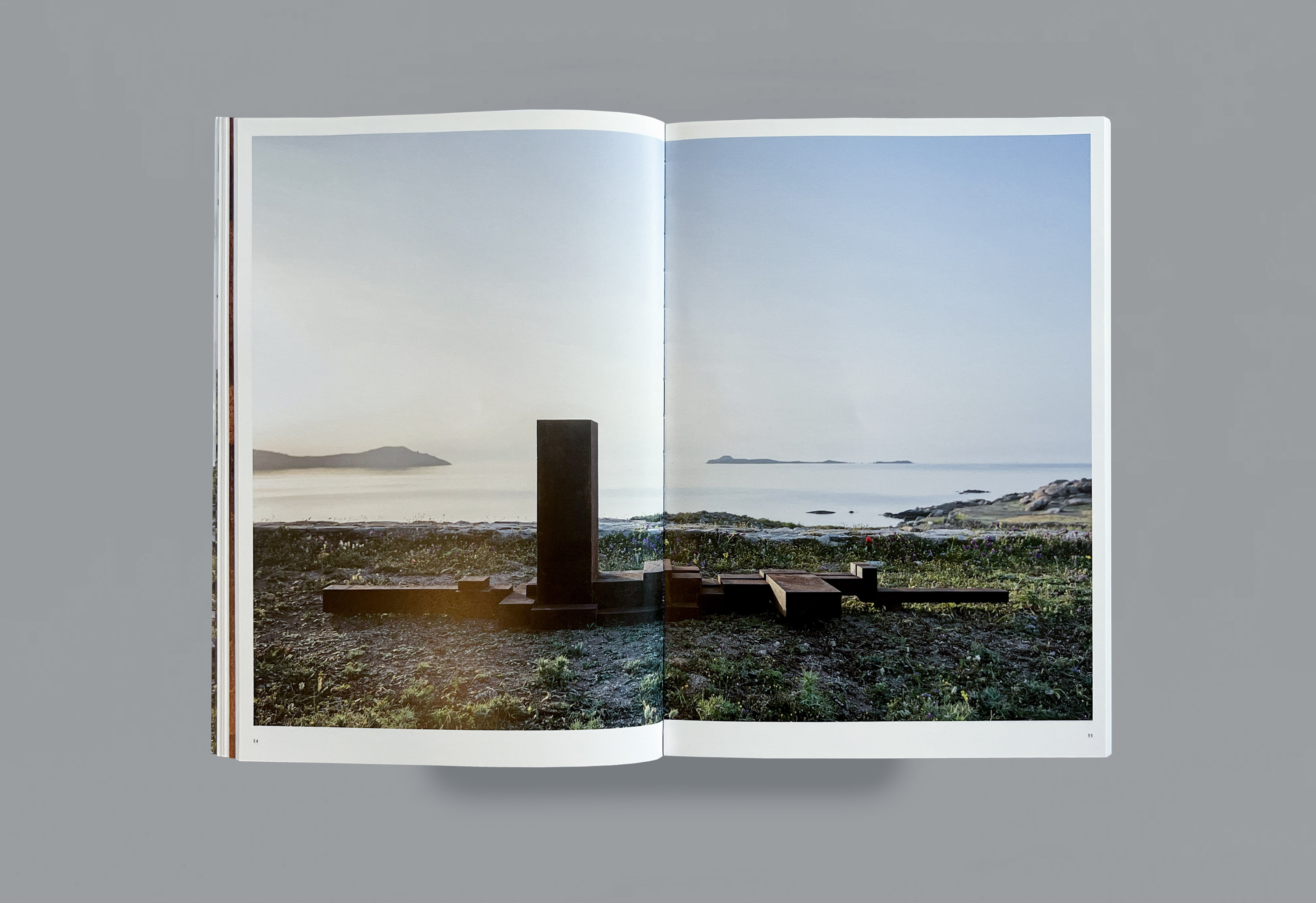 Dimitra Chrona ANTONY GORMLEY Sight Catalogue schema design NEON Sight Antony Gormley Delos Hellenic Ministry Culture exhibition catalogue 13