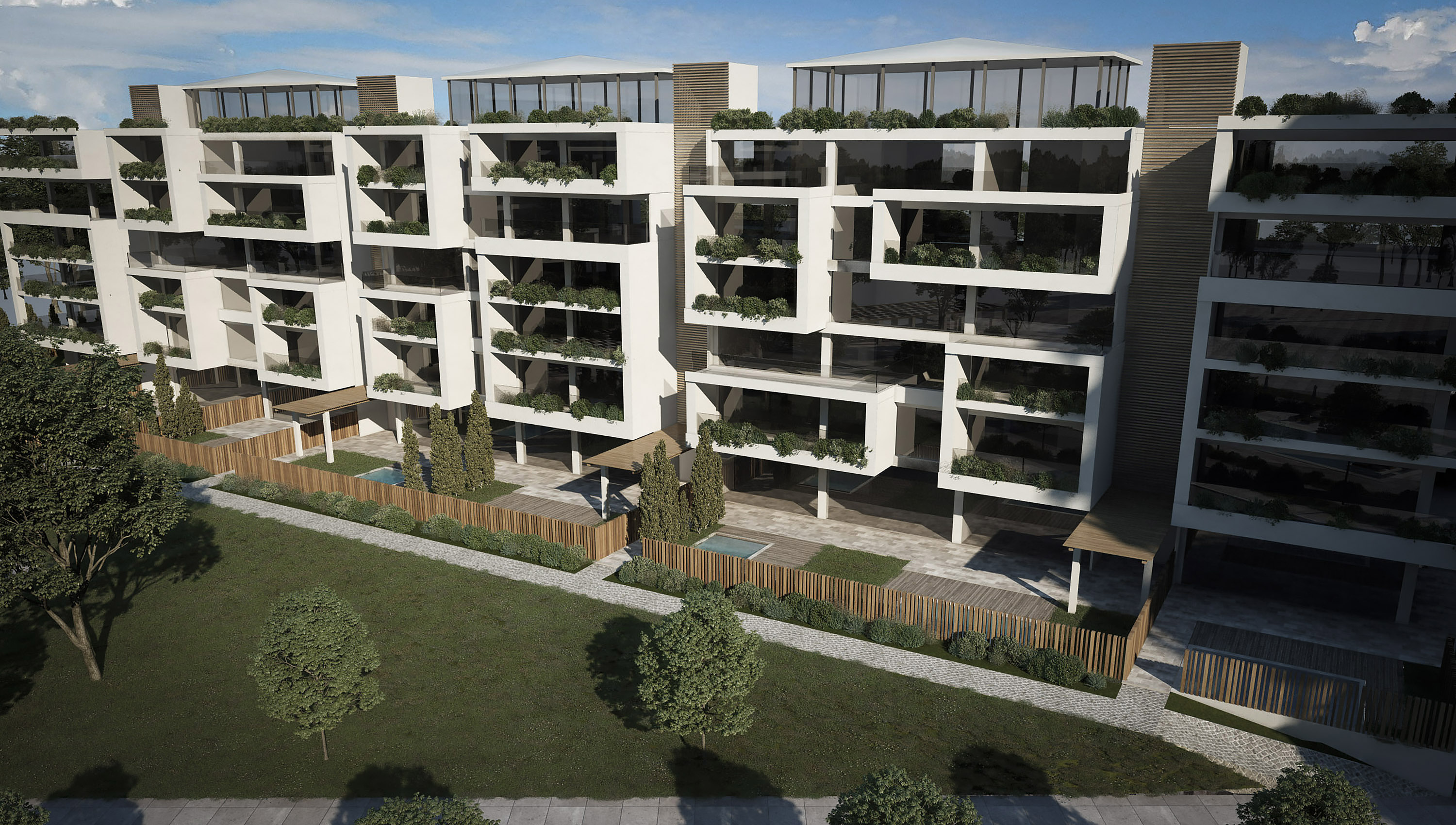 Dimitra Chrona Apartment Complex in Sofia Bulgaria schema design apartment complex sofia bulgaria 3D architectural Visualization 5