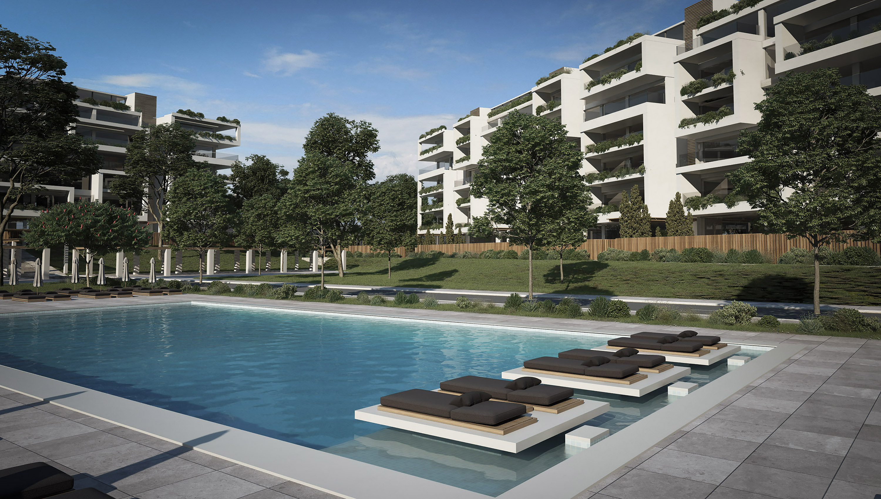 Dimitra Chrona Apartment Complex in Sofia Bulgaria schema design apartment complex sofia bulgaria 3D architectural Visualization 6