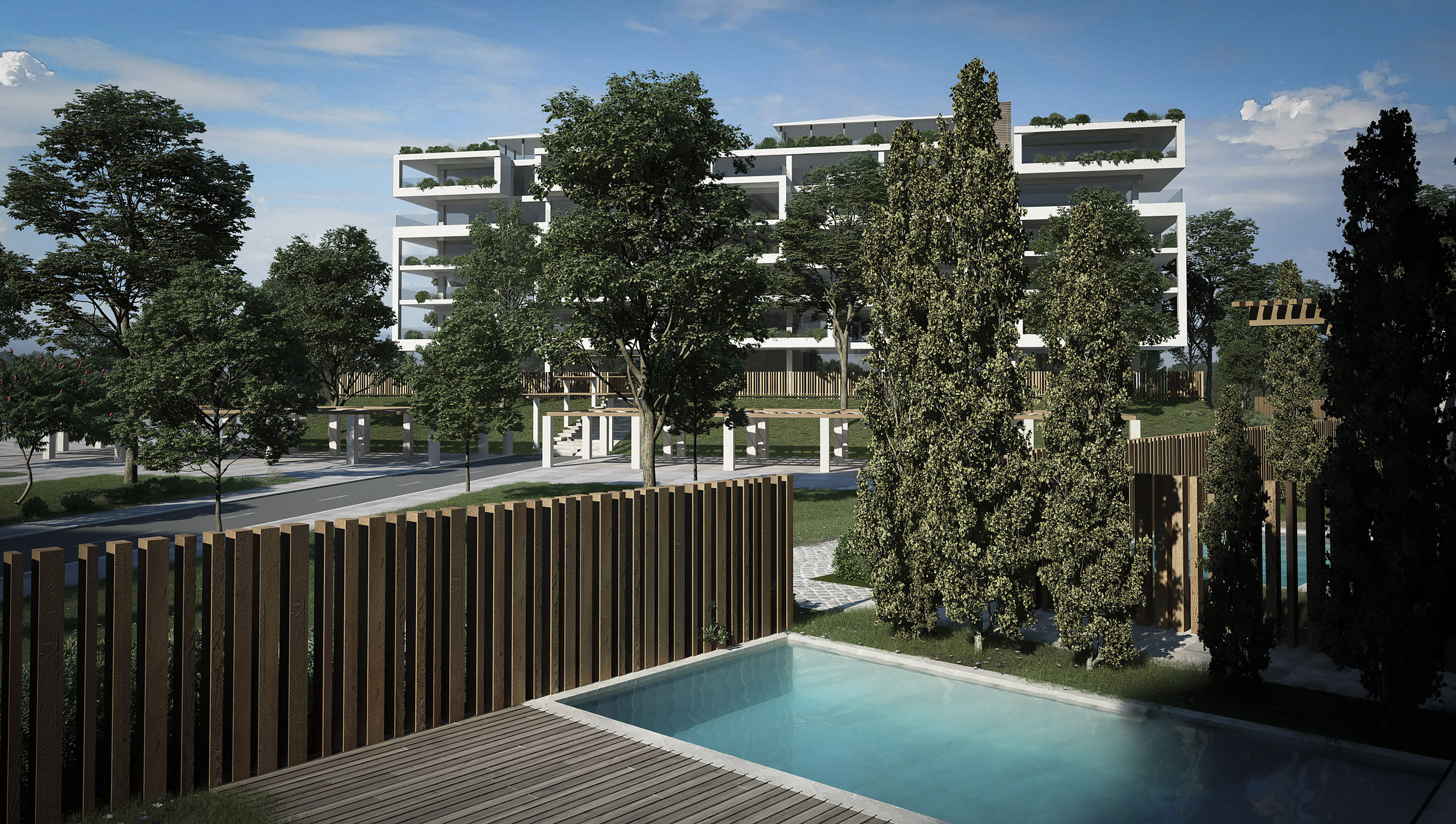 Dimitra Chrona Apartment Complex in Sofia Bulgaria schema design apartment complex sofia bulgaria 3D architectural Visualization 7