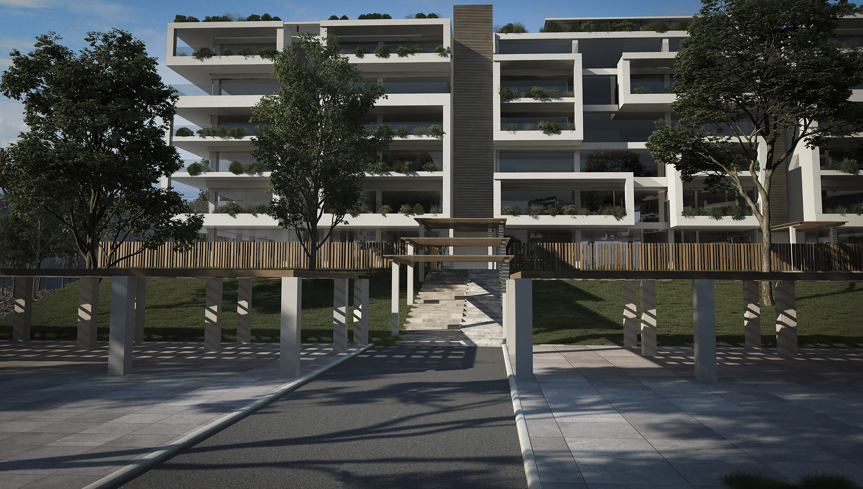 Dimitra Chrona Apartment Complex in Sofia Bulgaria schema design apartment complex sofia bulgaria 3D architectural Visualization 8