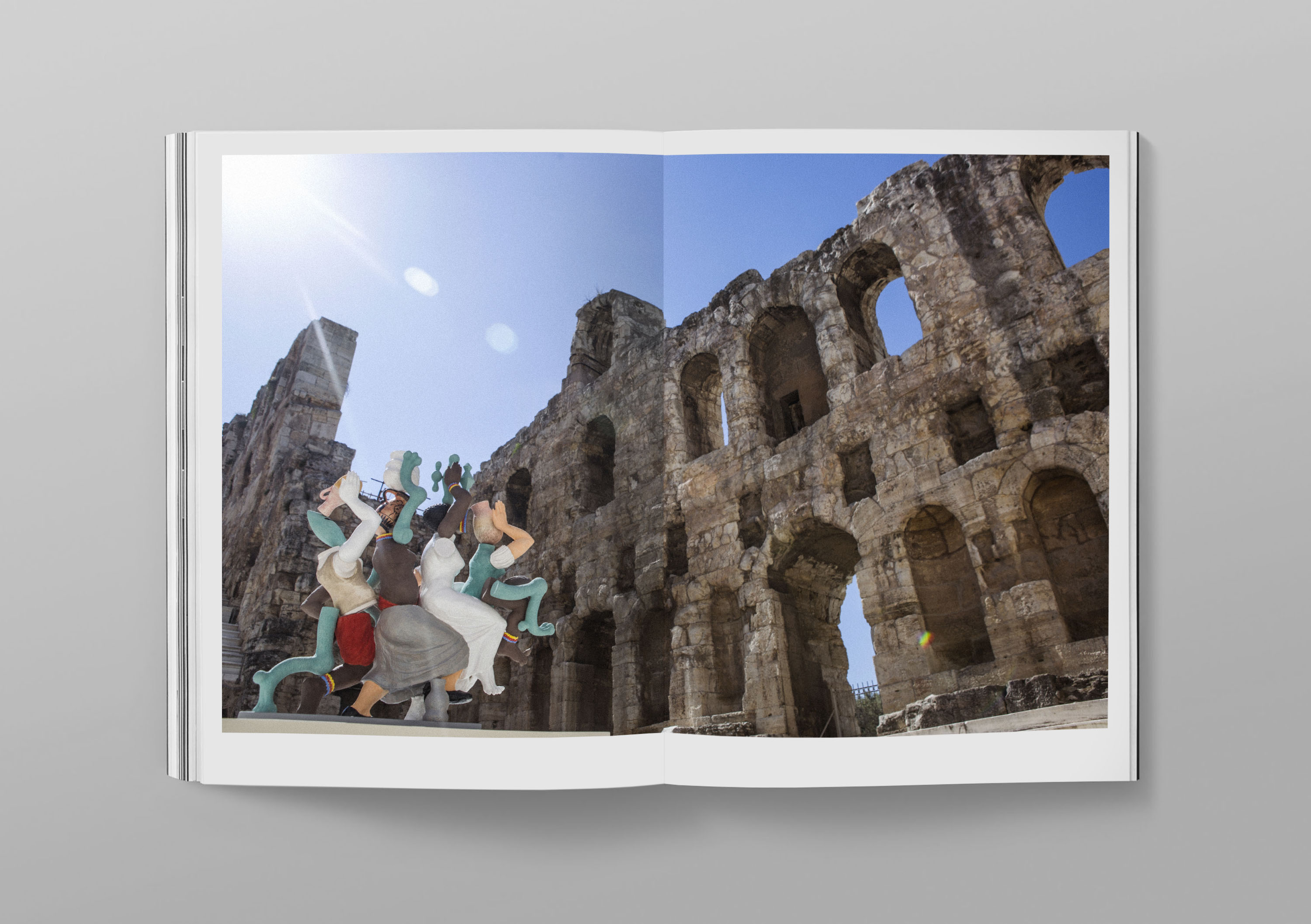 Dimitra Chrona Dionysis Kavallieratos schema design neon Dionysis Kavallieratos Exhibition athens festival Odeon Herodes Atticus 6