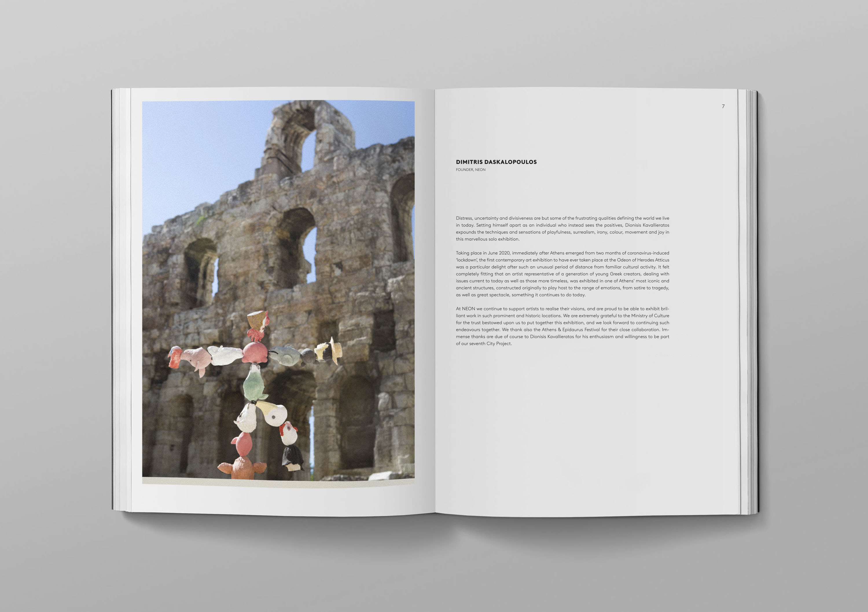 Dimitra Chrona Dionysis Kavallieratos schema design neon Dionysis Kavallieratos Exhibition athens festival Odeon Herodes Atticus 7