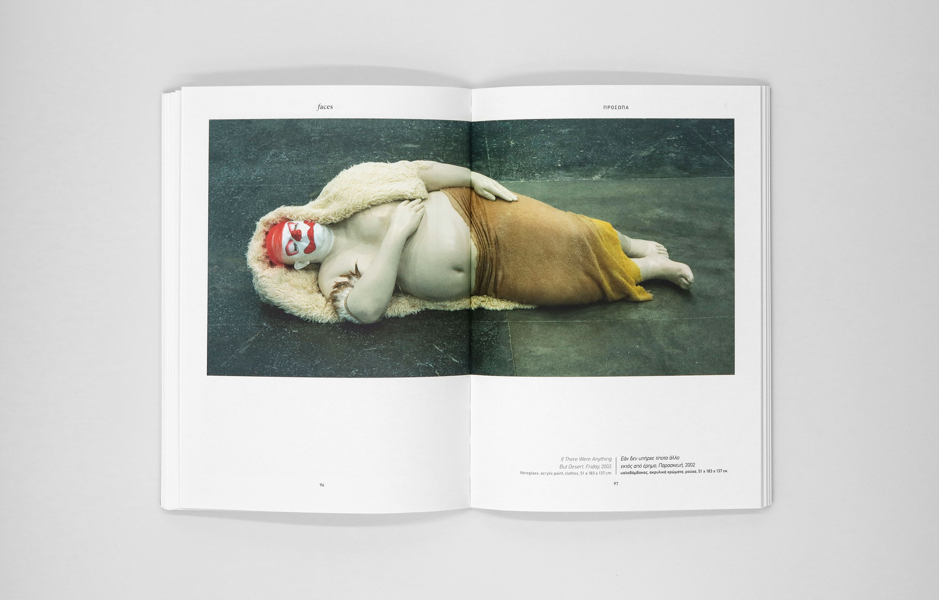 Dimitra Chrona Faces Exhibition Catalogue schema design faces exhibition onassis cultural center sgt 2