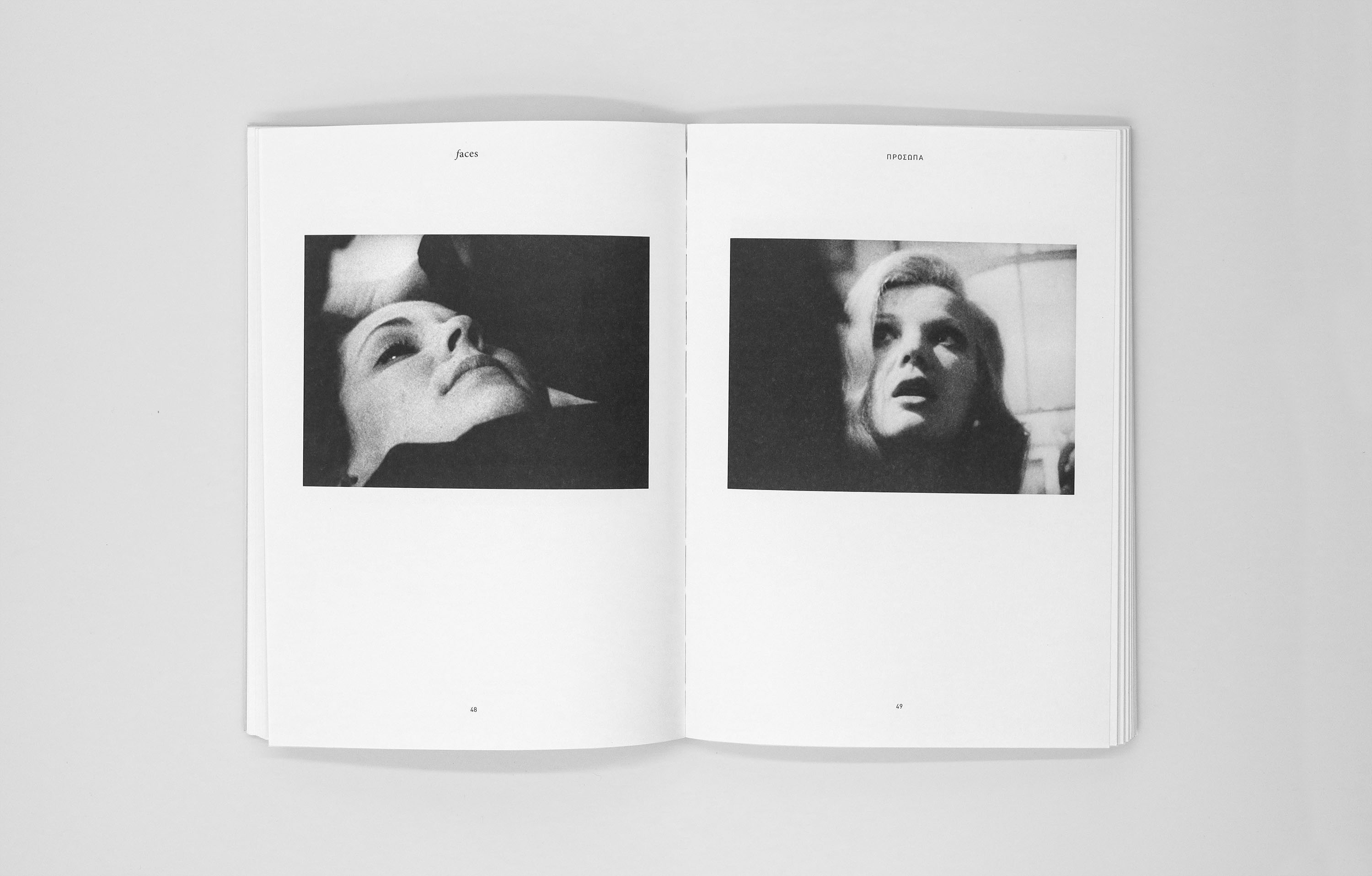 Dimitra Chrona Faces Exhibition Catalogue schema design faces exhibition onassis cultural center sgt 6