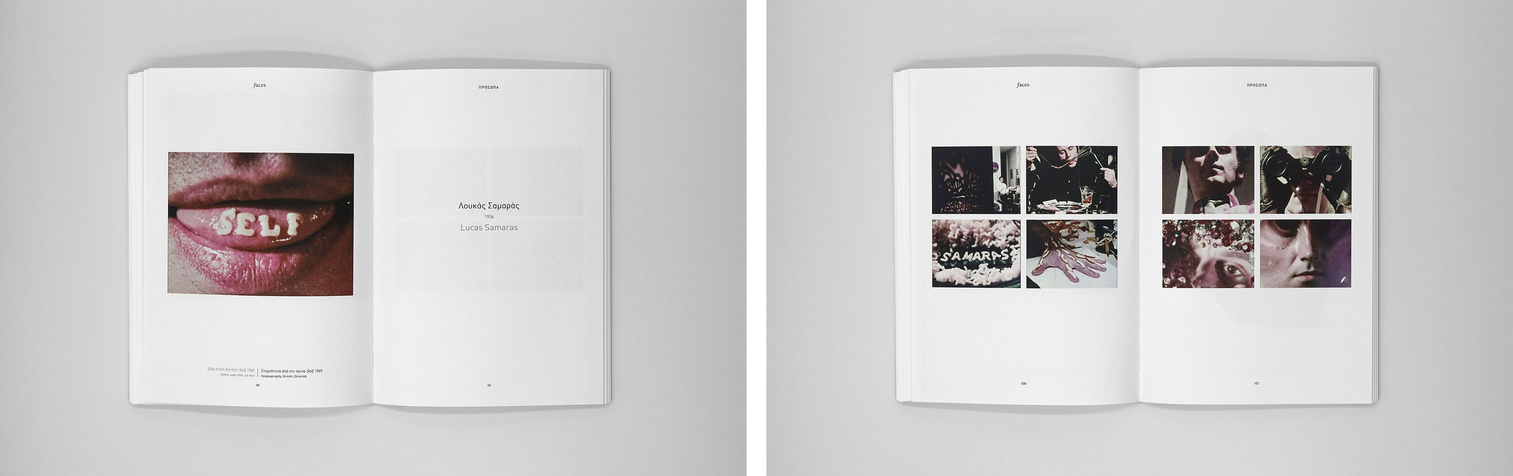 Dimitra Chrona Faces Exhibition Catalogue schema design faces exhibition onassis cultural center sgt 7