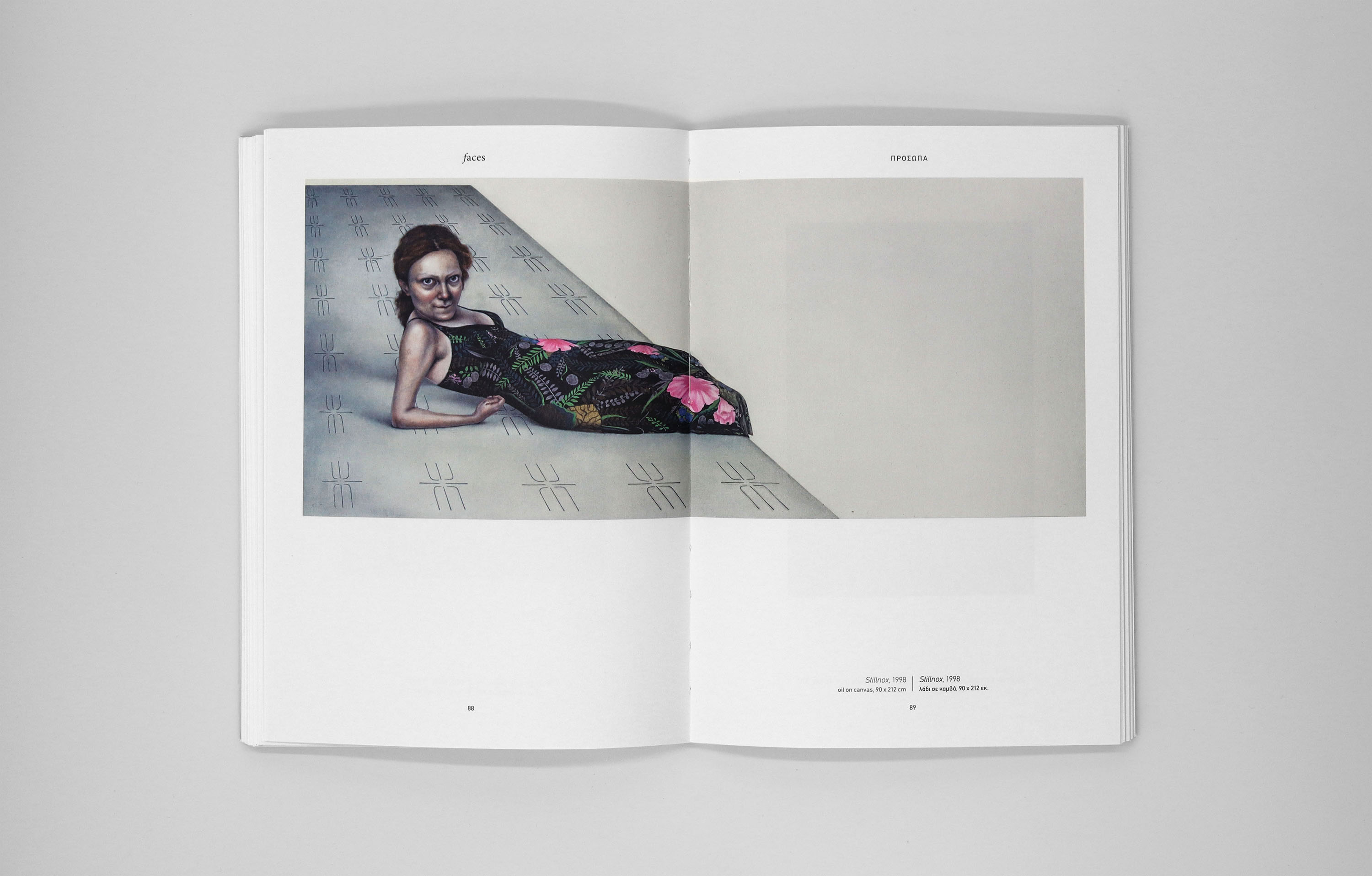 Dimitra Chrona Faces Exhibition Catalogue schema design faces exhibition onassis cultural center sgt 8