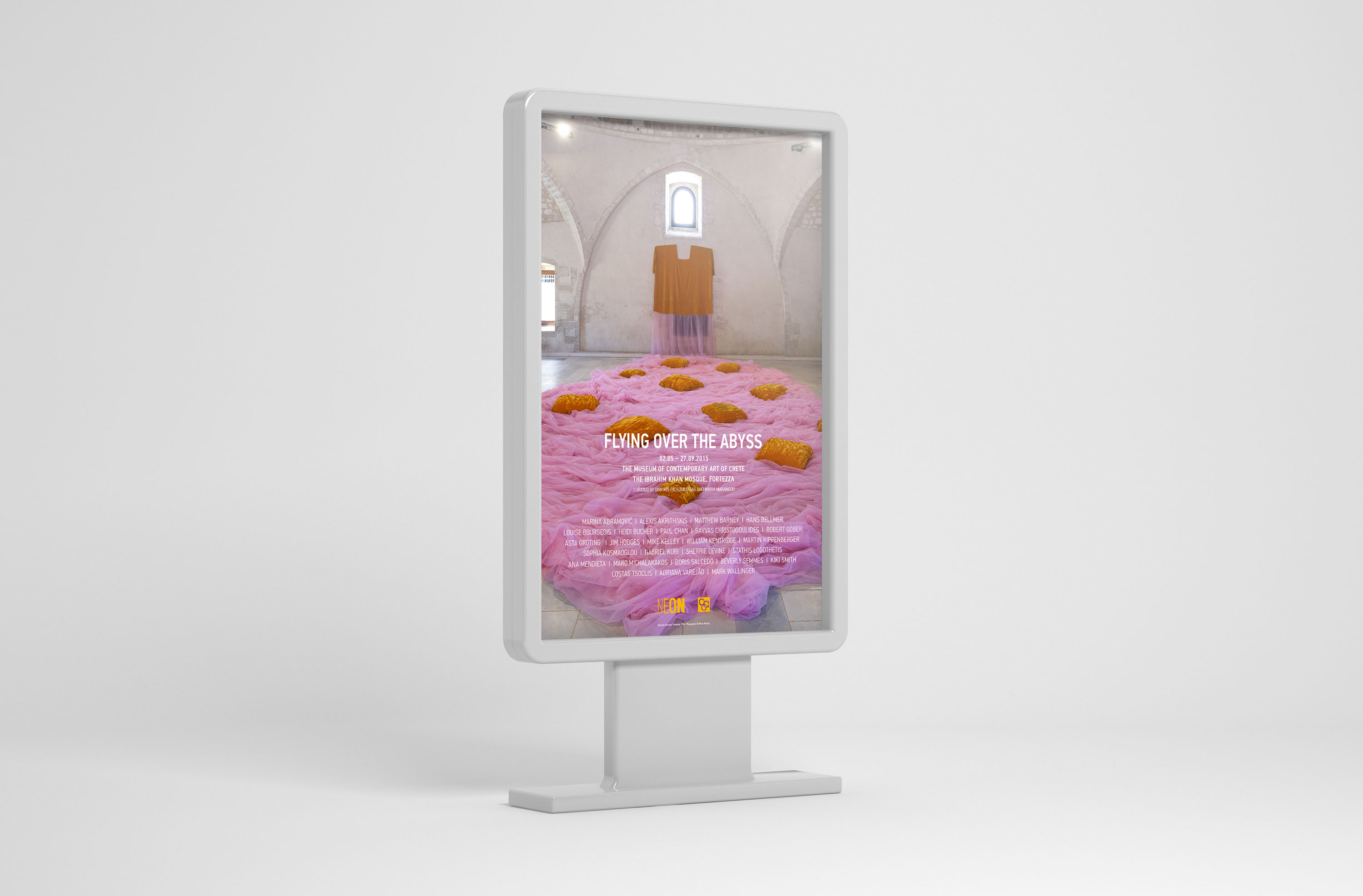 Dimitra Chrona Flying Over the Abyss schema design flying over the abyss neon exhibition athens rethymno thessaloniki 2