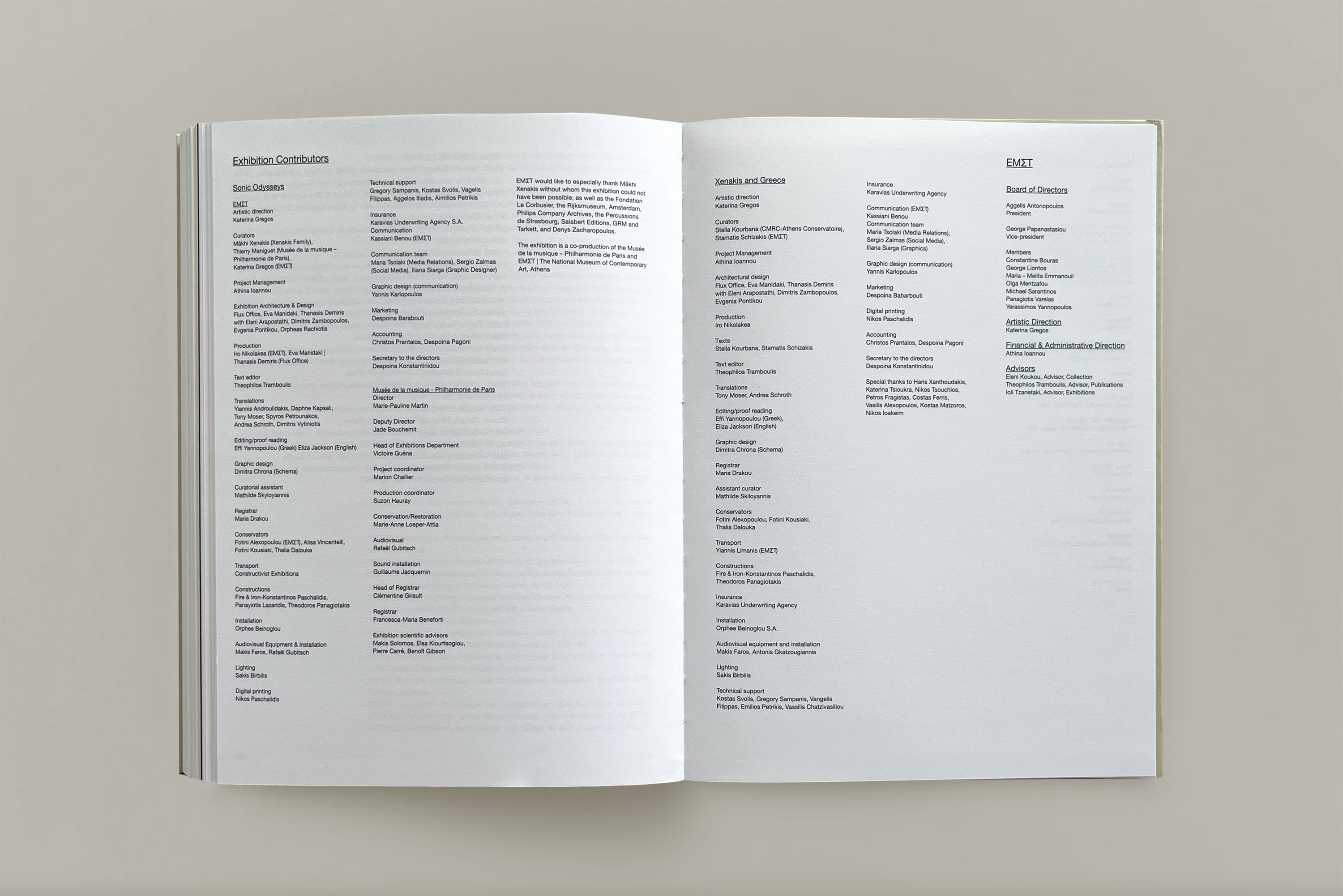 Dimitra Chrona Iannis Xenakis exhibition catalogue schema design EMST Museum of Contemporary Art Athens Iannis Xenakis Sonic Odysseys Philharmonie de Paris exhibition catalogue18