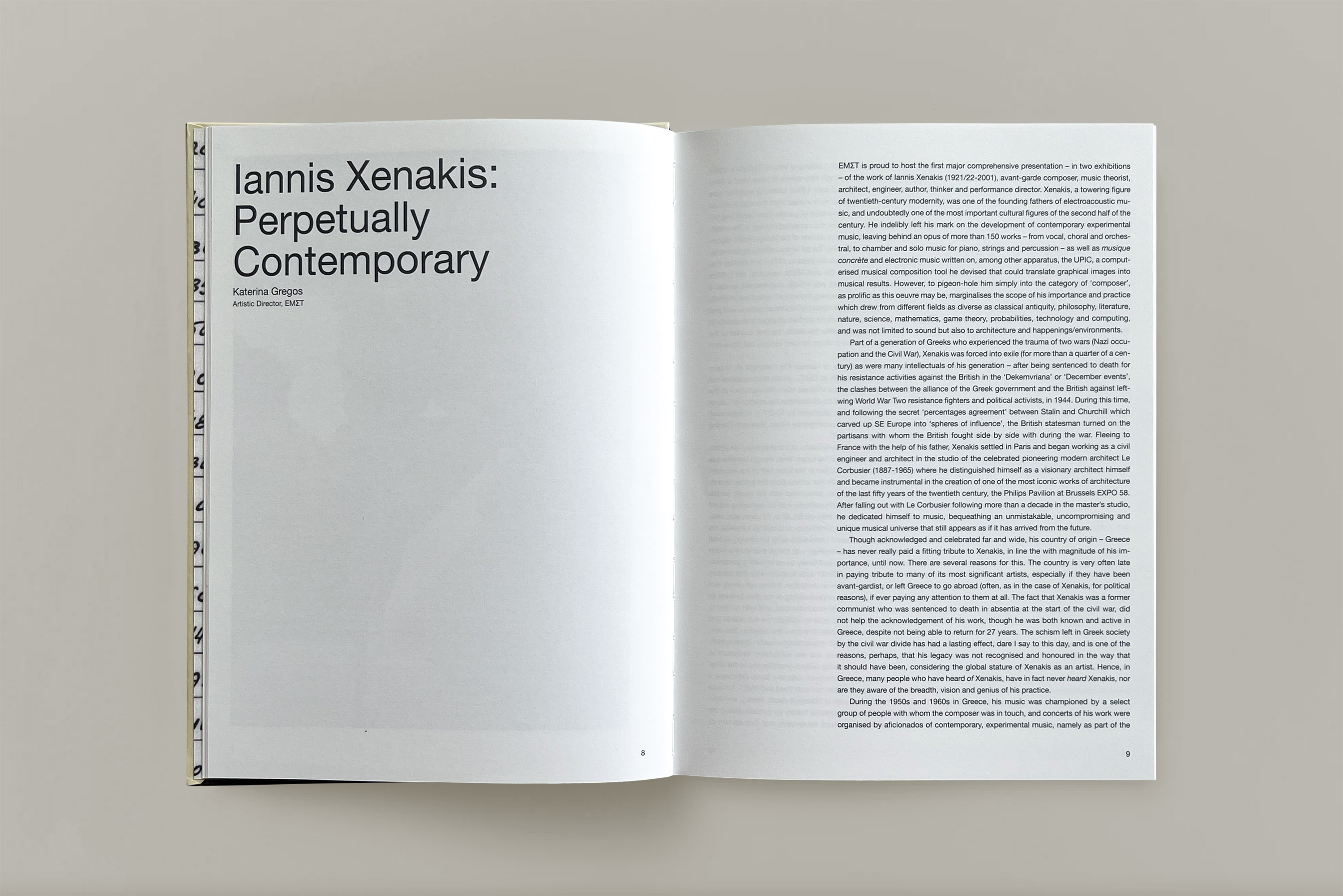 Dimitra Chrona Iannis Xenakis exhibition catalogue schema design EMST Museum of Contemporary Art Athens Iannis Xenakis Sonic Odysseys Philharmonie de Paris exhibition catalogue2