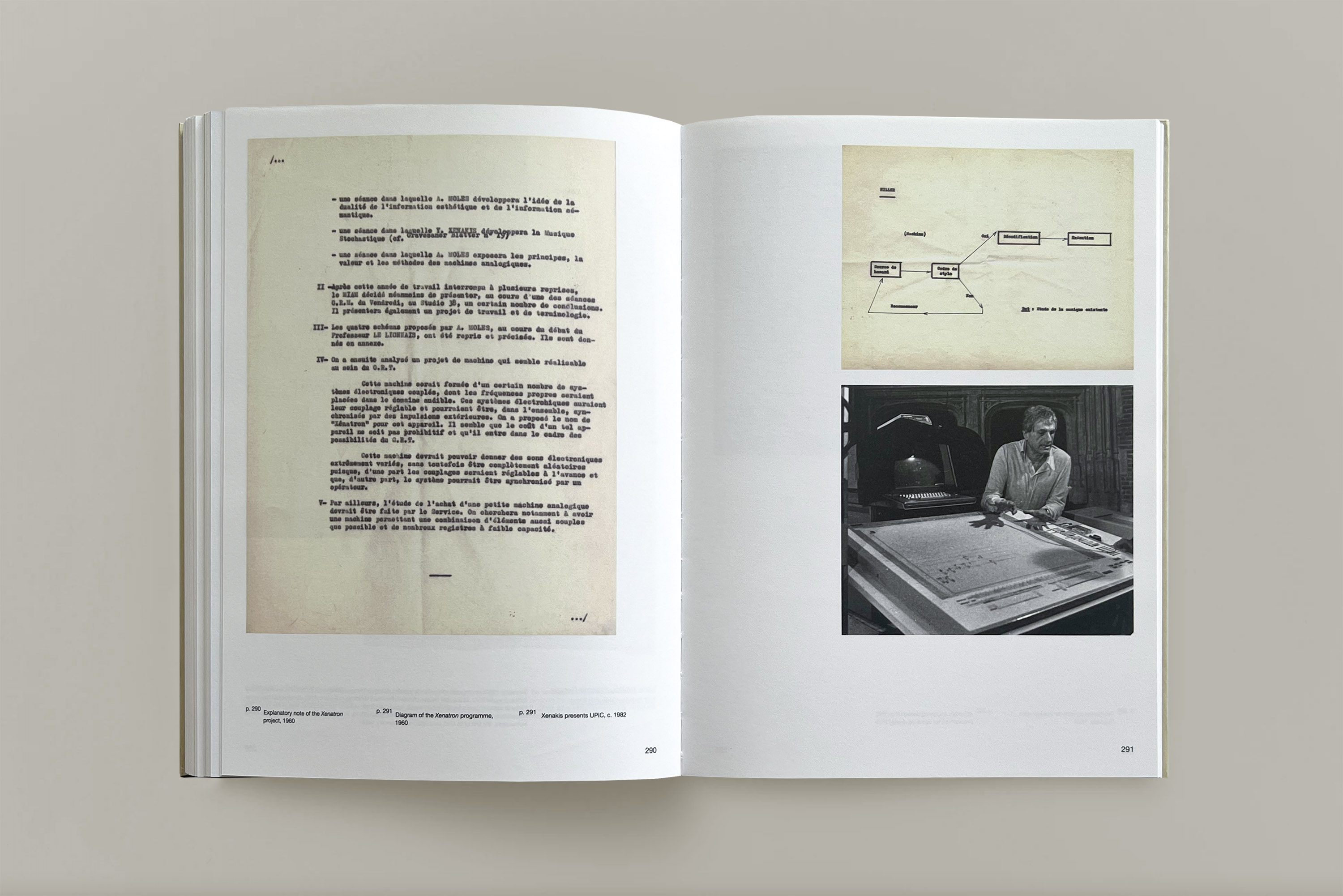 Dimitra Chrona Iannis Xenakis exhibition catalogue schema design EMST Museum of Contemporary Art Athens Iannis Xenakis Sonic Odysseys Philharmonie de Paris exhibition catalogue21