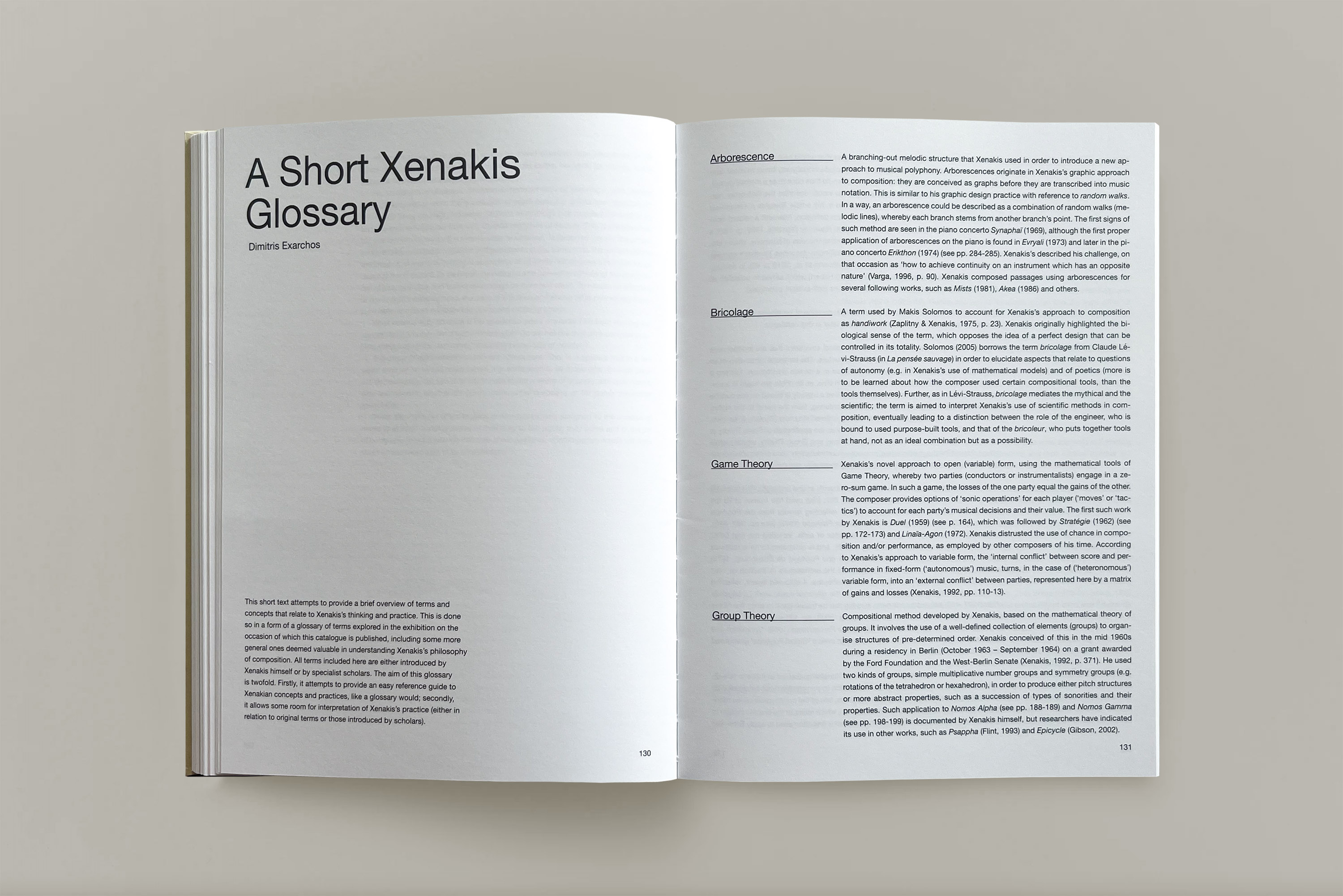 Dimitra Chrona Iannis Xenakis exhibition catalogue schema design EMST Museum of Contemporary Art Athens Iannis Xenakis Sonic Odysseys Philharmonie de Paris exhibition catalogue9