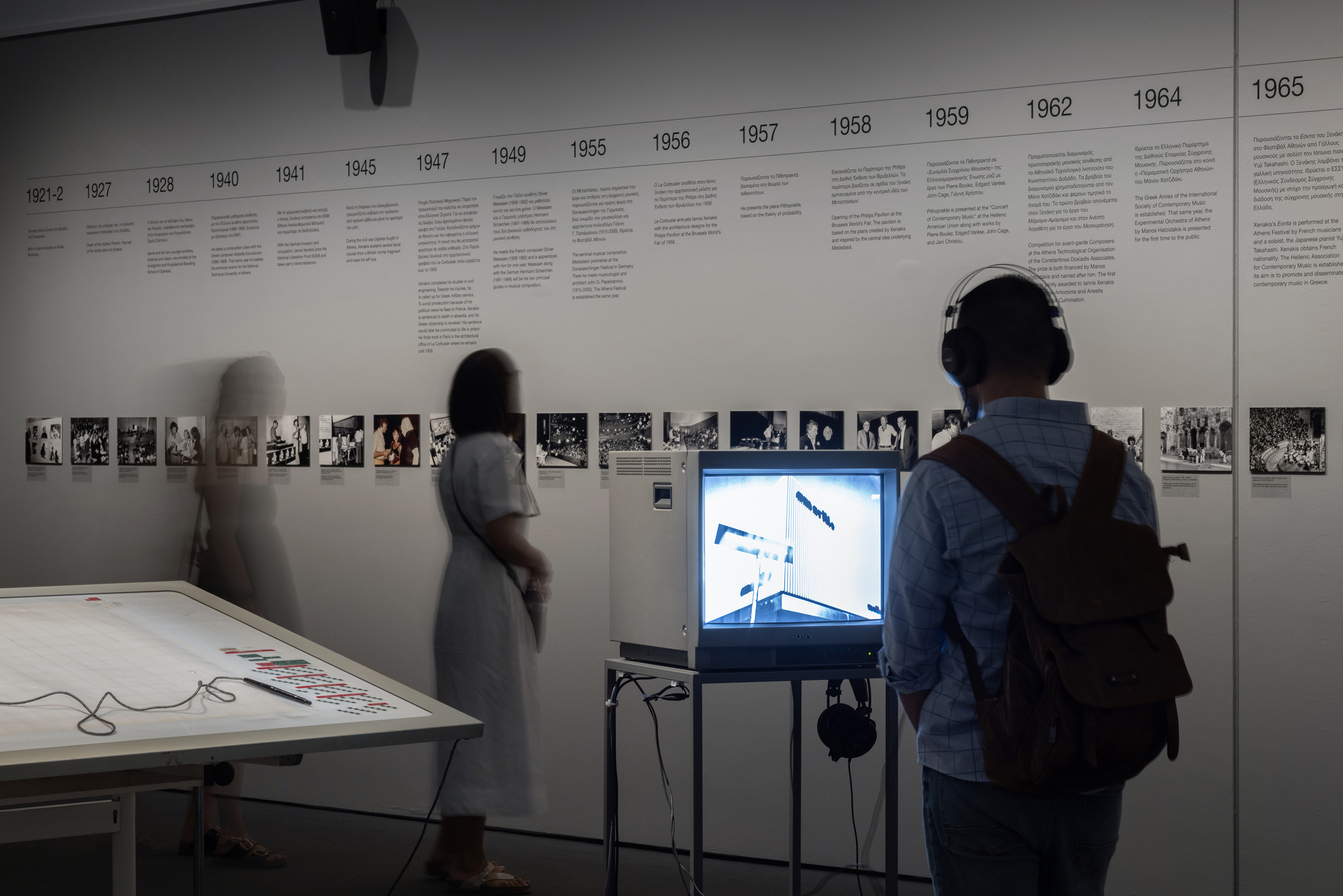 Dimitra Chrona Iannis Xenakis exhibitions schema design EMST Museum of Contemporary Art Athens Iannis Xenakis Sonic Odysseys Philharmonie de Paris exhibition 18