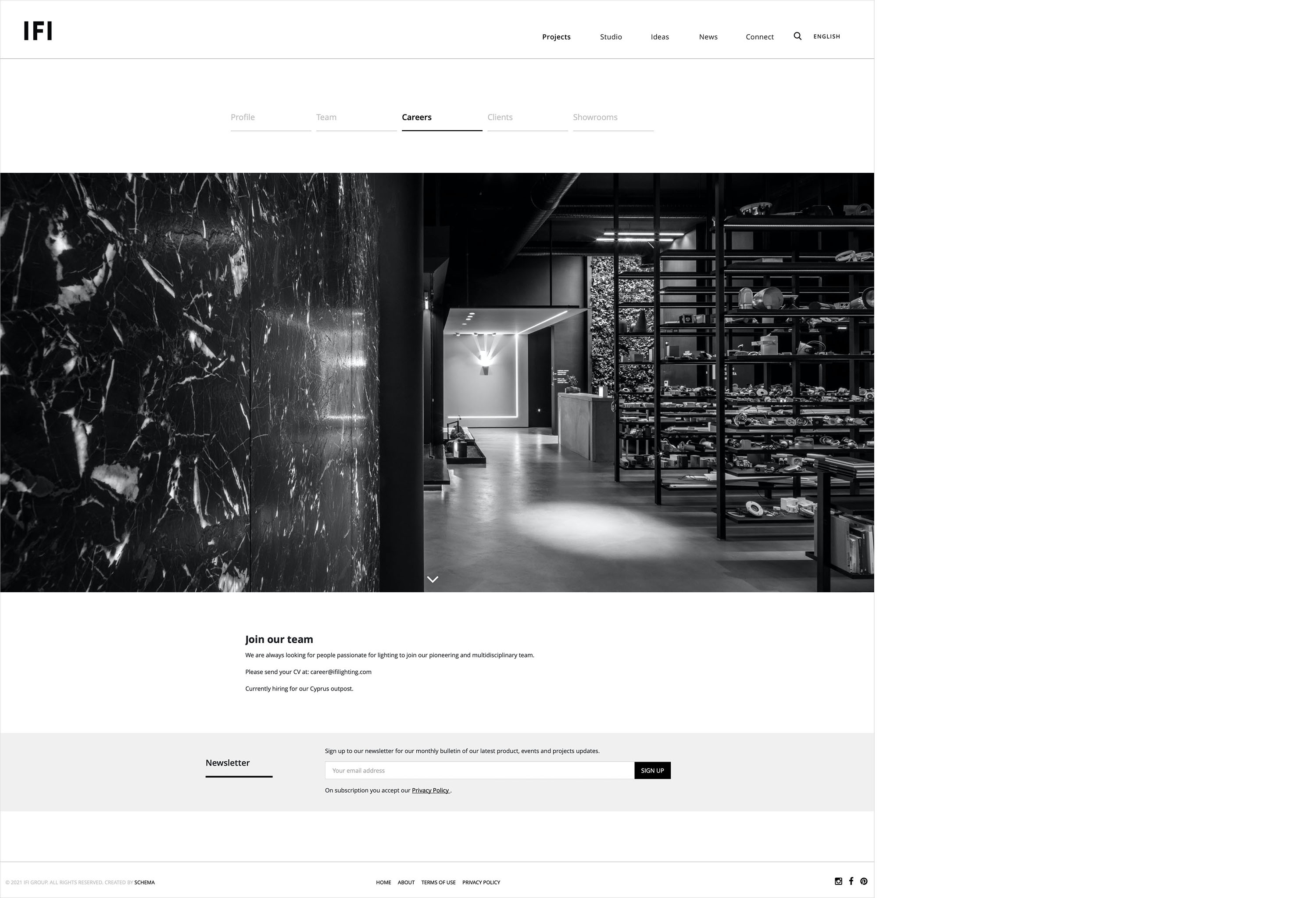 Dimitra Chrona IFI Lighting Digital schema design ifi lighting digital website 3