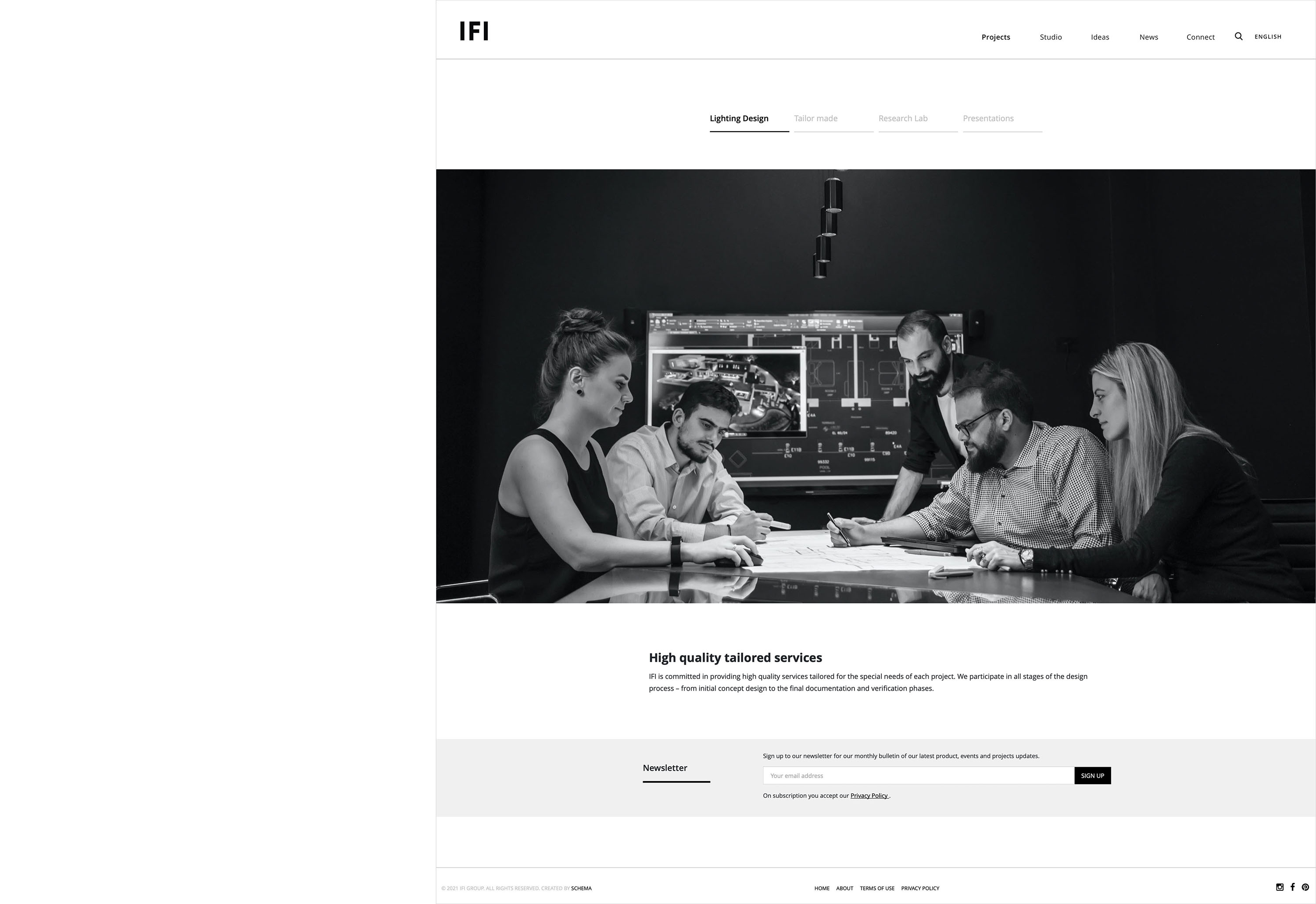 Dimitra Chrona IFI Lighting Digital schema design ifi lighting digital website 4