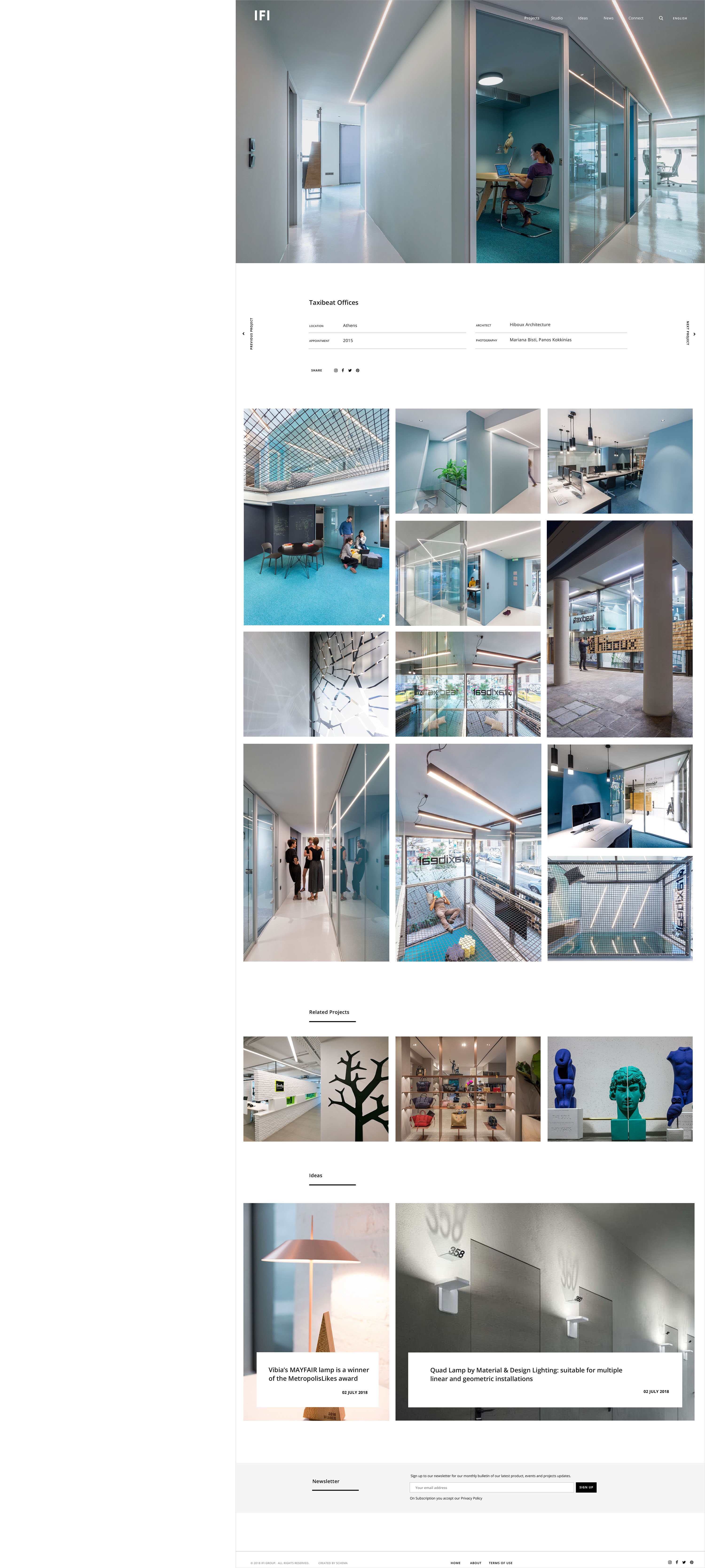 Dimitra Chrona IFI Lighting Digital schema design ifi lighting digital website 7