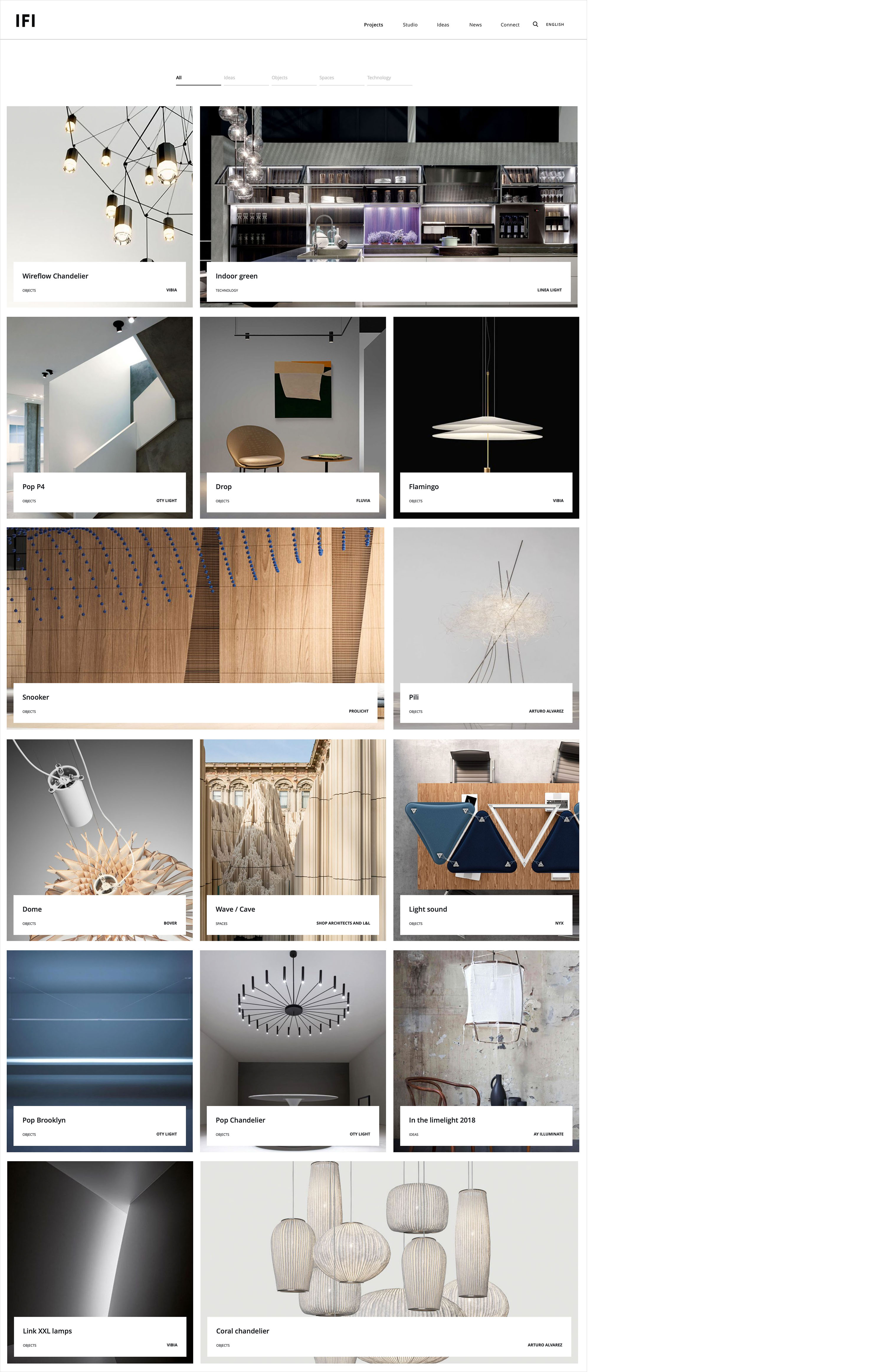 Dimitra Chrona IFI Lighting Digital schema design ifi lighting digital website 9