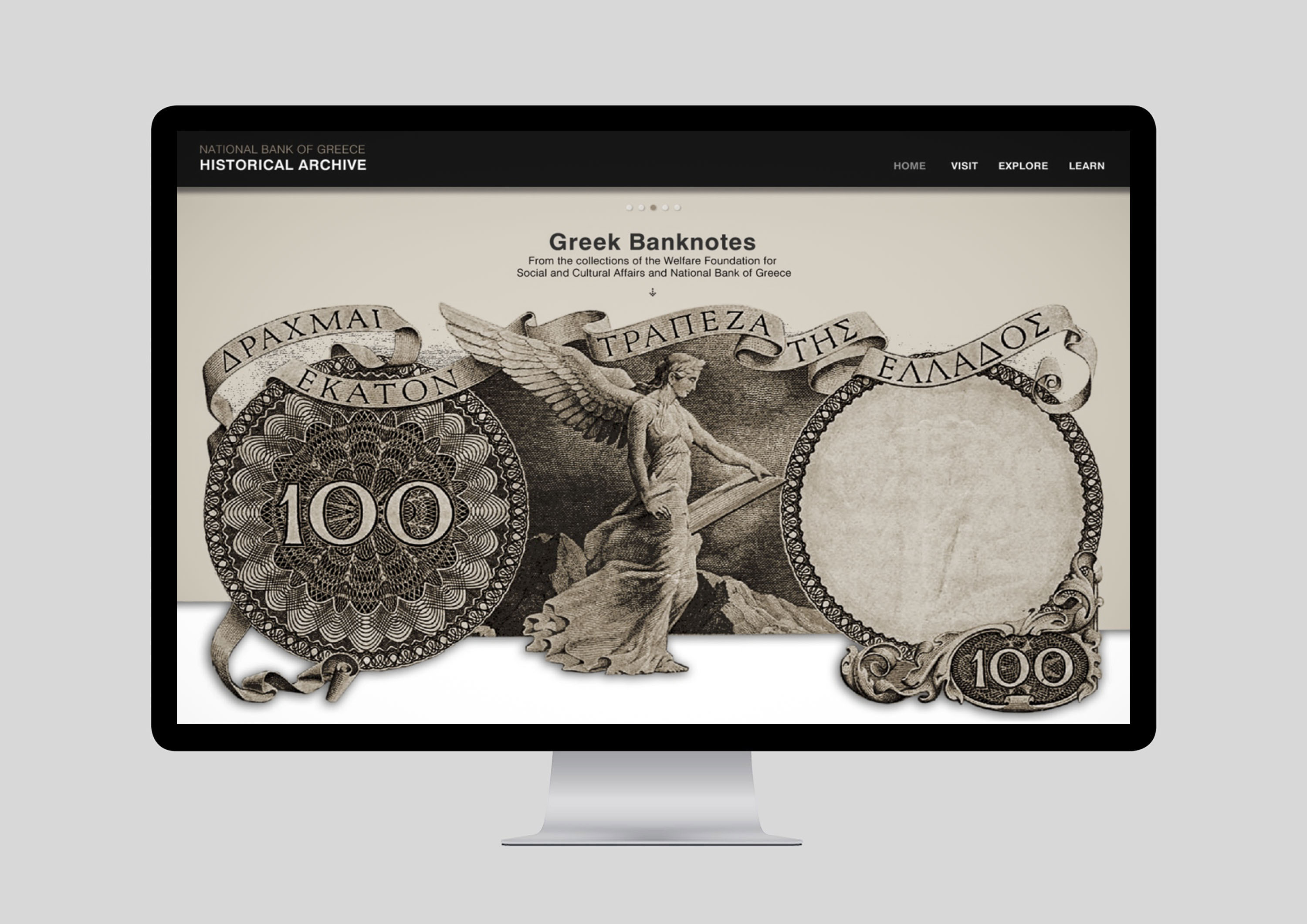 Dimitra Chrona National Bank of Greece Archive schema design nbg national bank of greece archives website digital 9