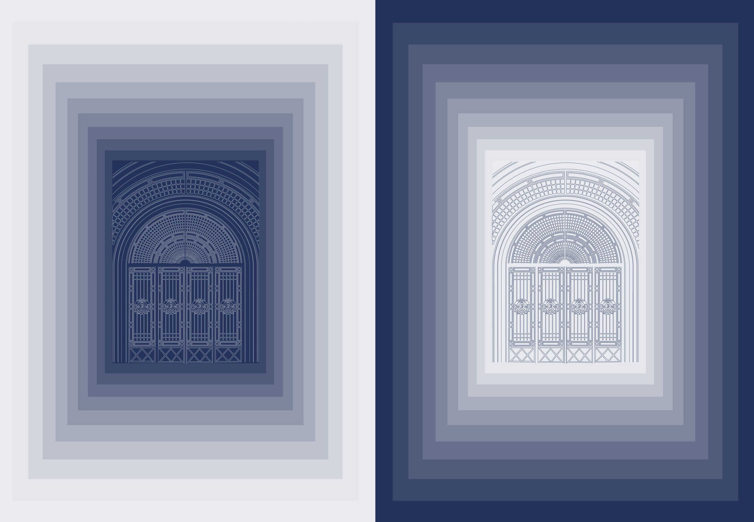 Dimitra Chrona Portals schema design neon portals tobacco factory lenorman athens hellenic parliament exhibition 1