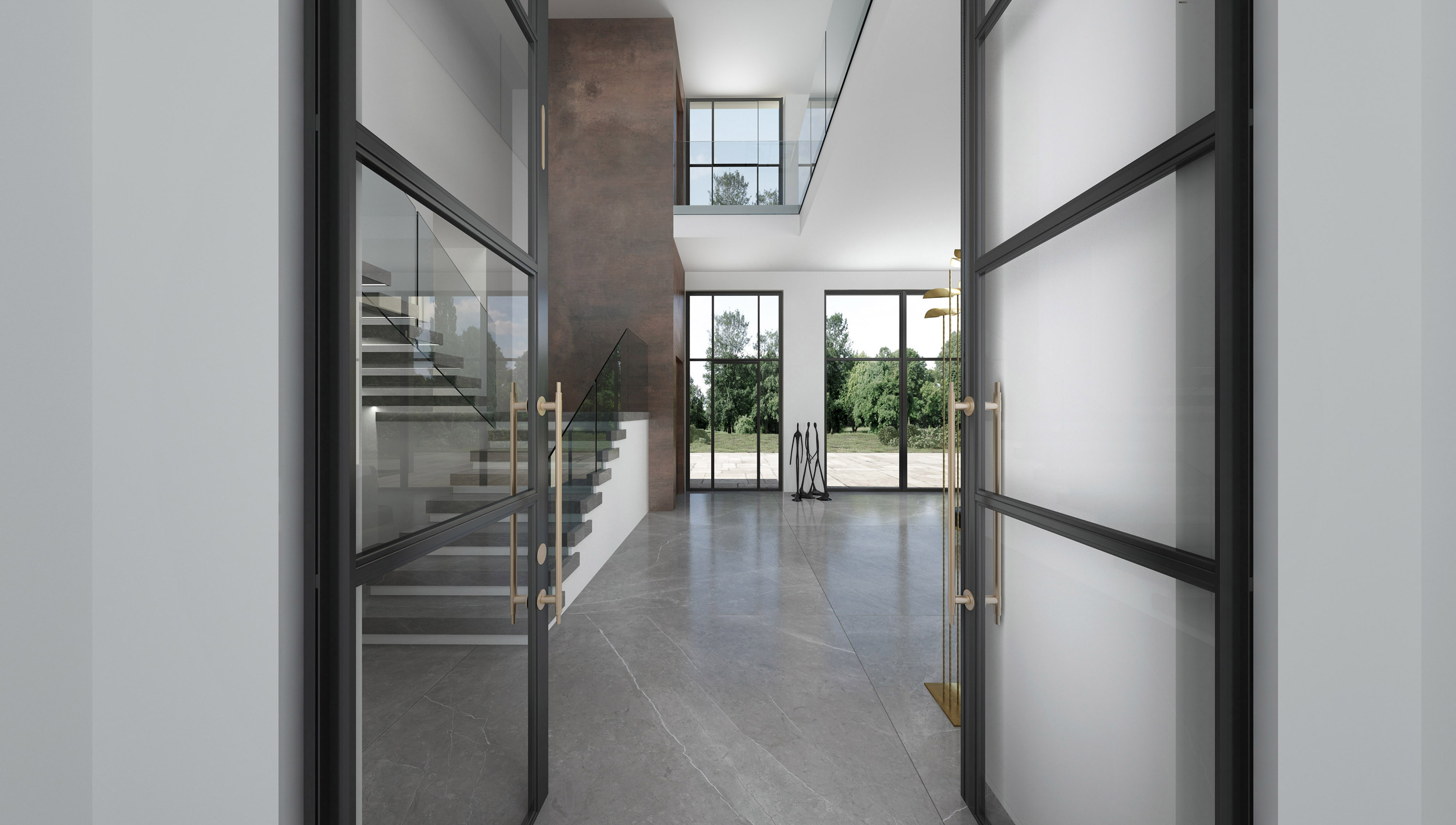 Dimitra Chrona Residence in the Town of Mont Royal Montreal schema design Residence Town Mont Royal Montreal Interior Design 3D Visualization 7