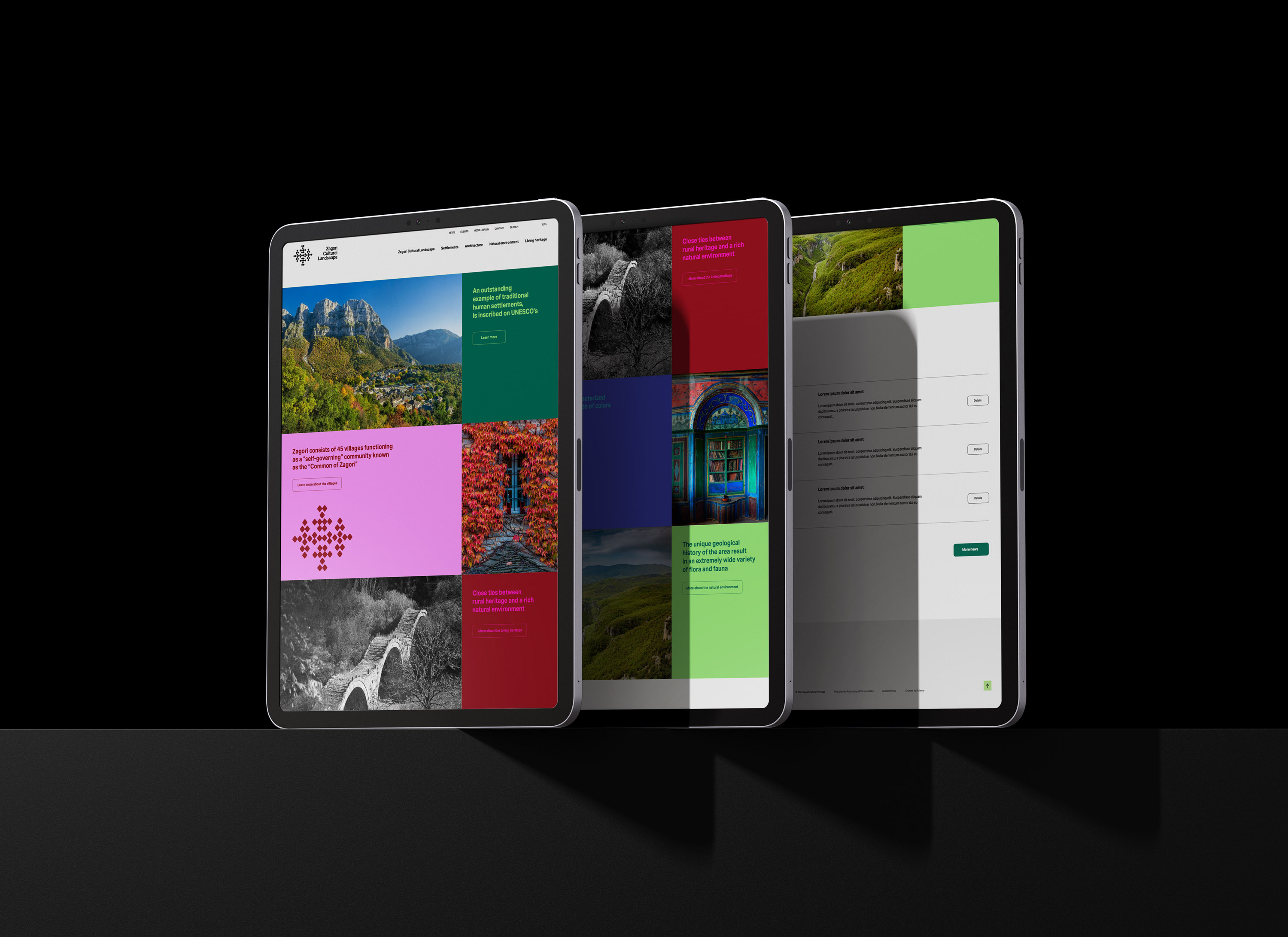 Dimitra Chrona Zagori Cultural Landscape schema design Zagori Cultural Landscape UNESCO Ministry Culture Branding Logotype 8